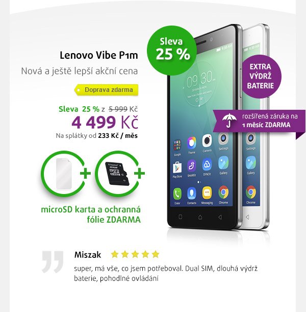 Smartphone Lenovo Vibe P1m