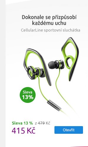 CellularLine sportovní sluchátka