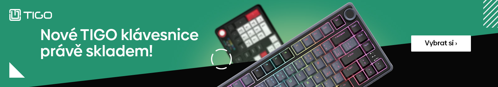 TIGO New klávesky