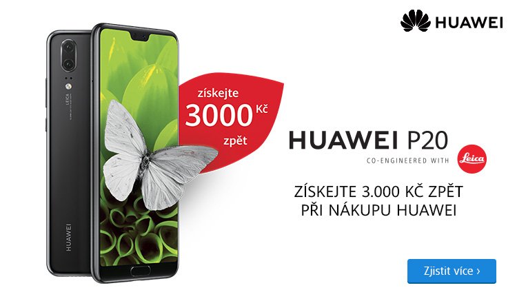 Huawei cashback 3000 Kč