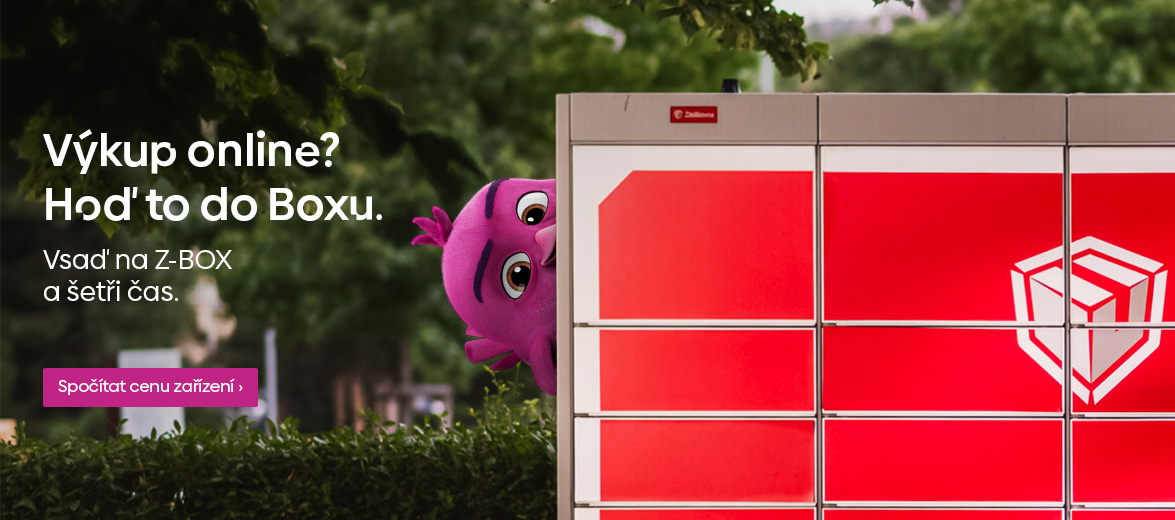 Nově vykupujeme přes Z-BOX 
