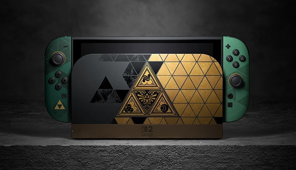 Nintendo Switch 2 The Legend of Zelda 40th Anniversary Edition s Pro Controllerem