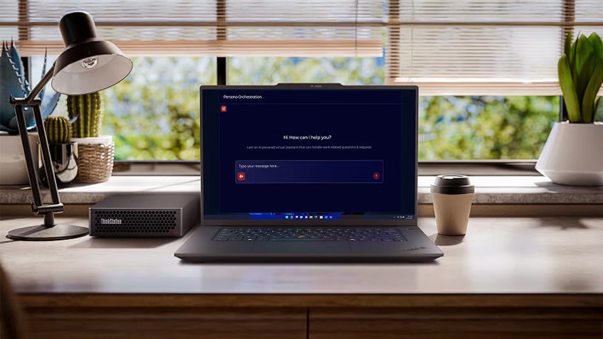 Práce na notebooku Lenovo s moderními nástroji