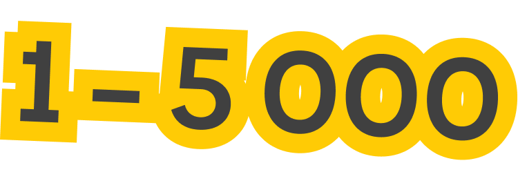 1 až 5 000