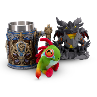 Wowcon merch a sběratelské předměty