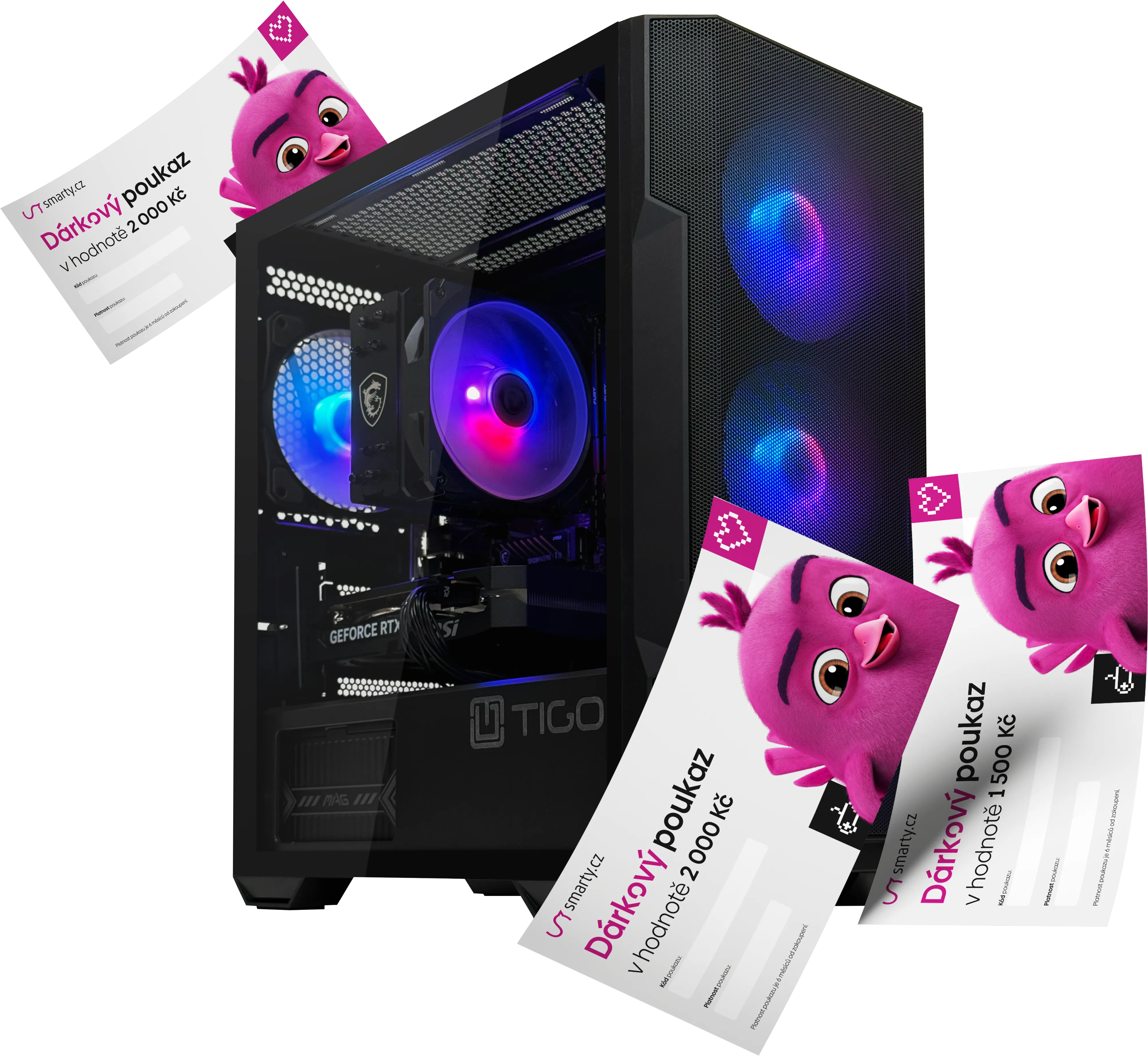 TIGO Gamer PC a kupóny na Smarty.cz