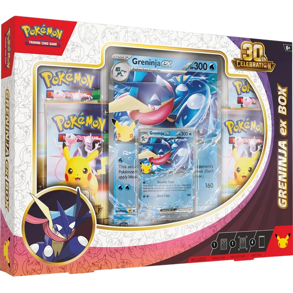 Pokémon TCG: 30th Celebration Greninja ex Box