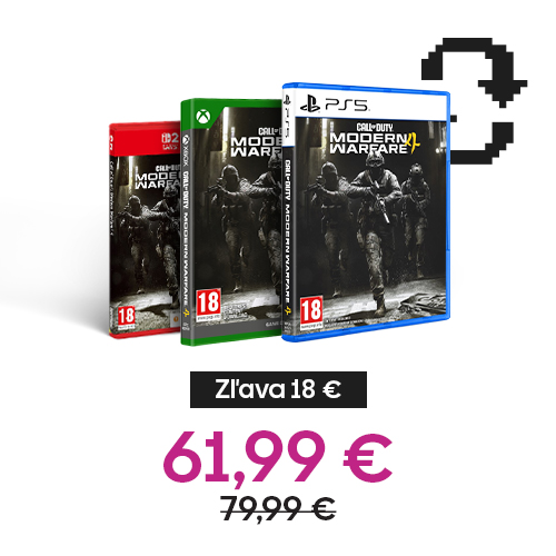 Call of Duty: Modern Warfare 4 pre PS5, Xbox Series X a Nintendo Switch 2 – zľava 18 €, 61,99 € namiesto 79,99 €