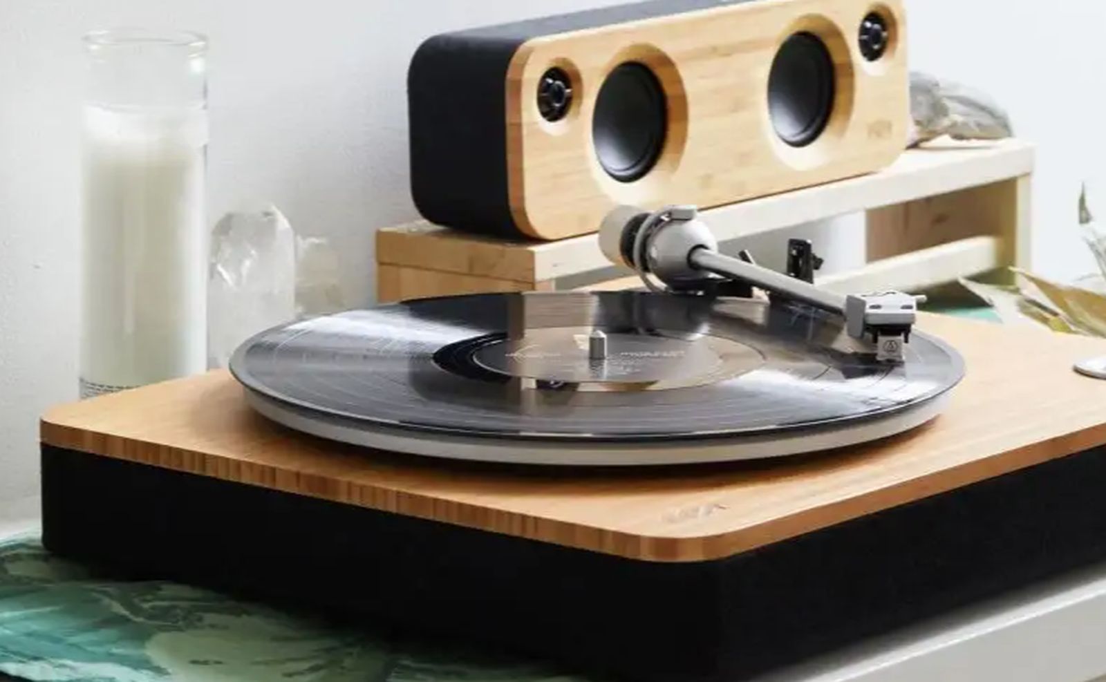 Mueble Tocadiscos TAPA ANTIPOLVO TRANSPARENTE Para Tocadiscos