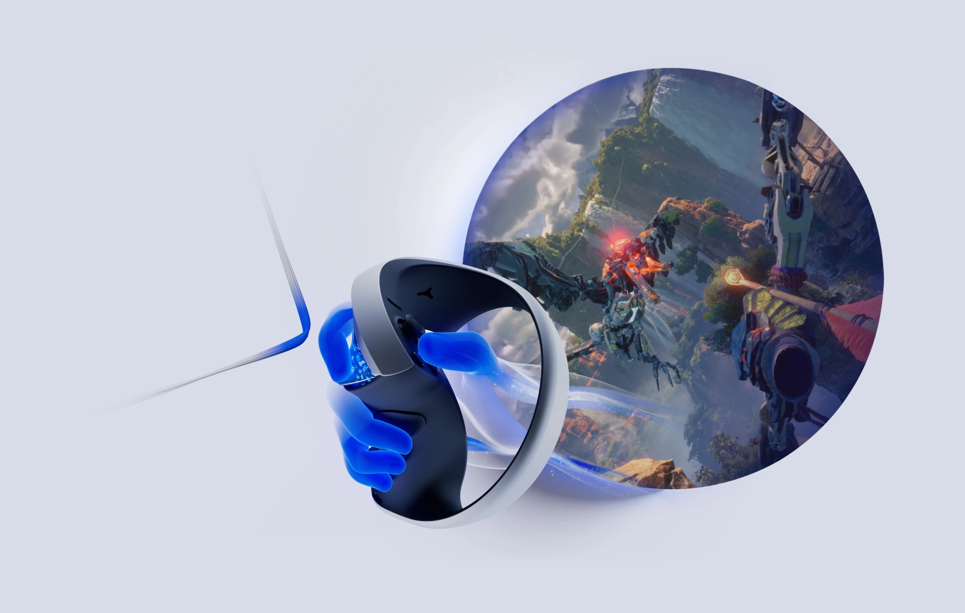 Ovladač PS VR2 Sense s adaptivními spouštěči
