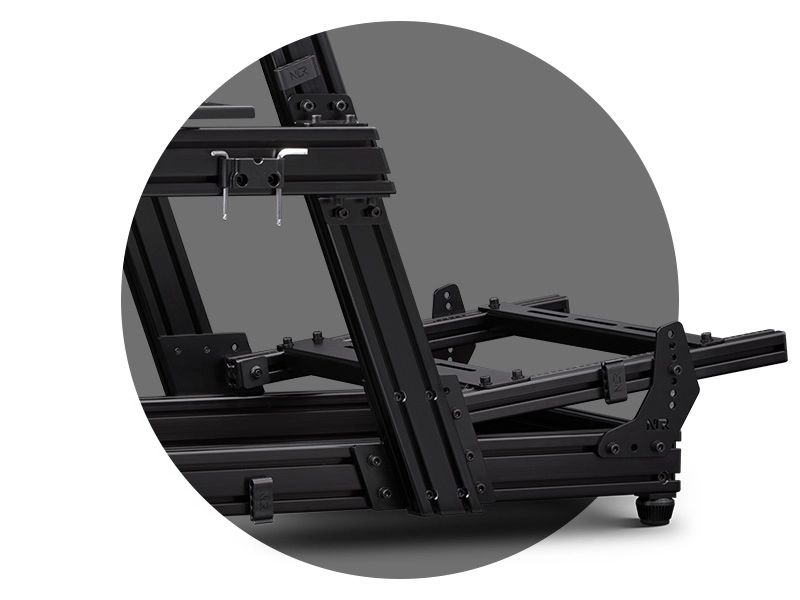 Next Level Racing GT Elite Aluminium Simulator Cockpit Front and Side Mount Edition