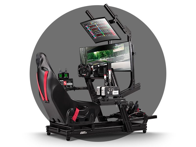 Next Level Racing GT Elite Aluminium Simulator Cockpit Front and Side Mount Edition