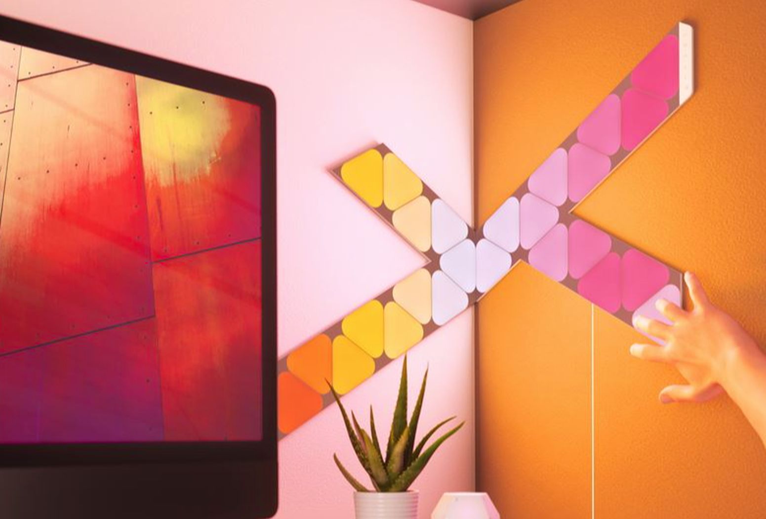 Nanoleaf Shapes Triangles Mini Starter Kit 9 ks - Smarty.cz