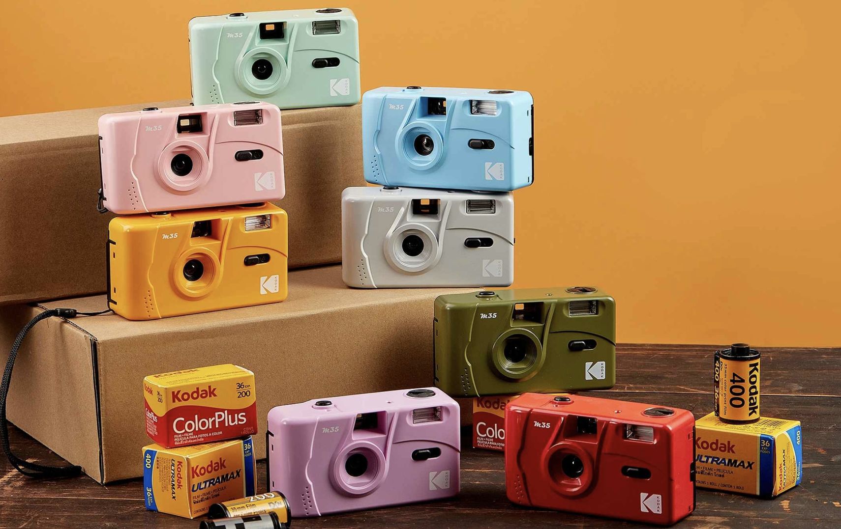 Kodak M35 Reusable camera Yellow