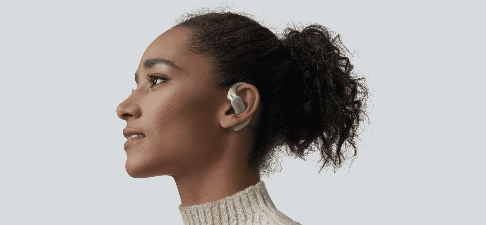 Shokz OpenFit Bluetooth sluchátka béžová | Smarty.cz