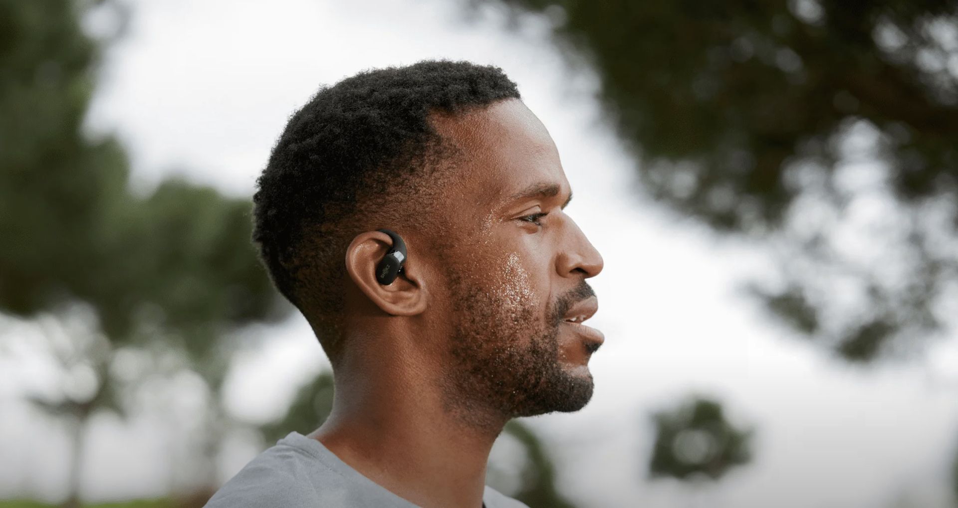 Shokz OpenFit Bluetooth sluchátka béžová | Smarty.cz