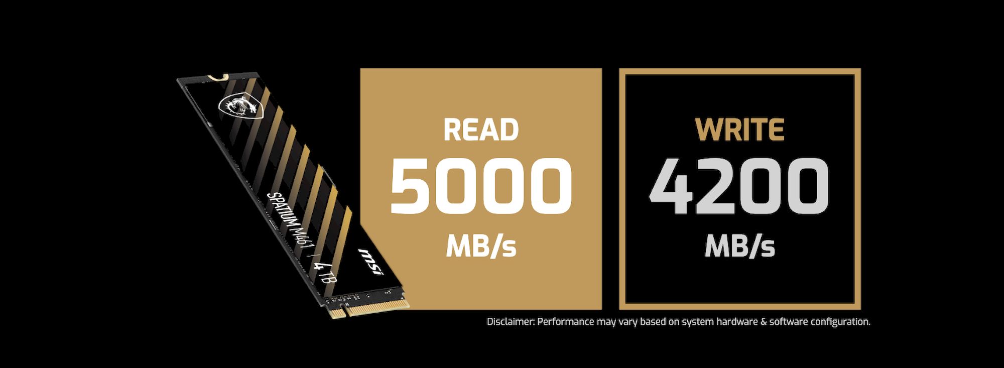 MSI SPATIUM M461 M.2 PCIe 4.0 2TB