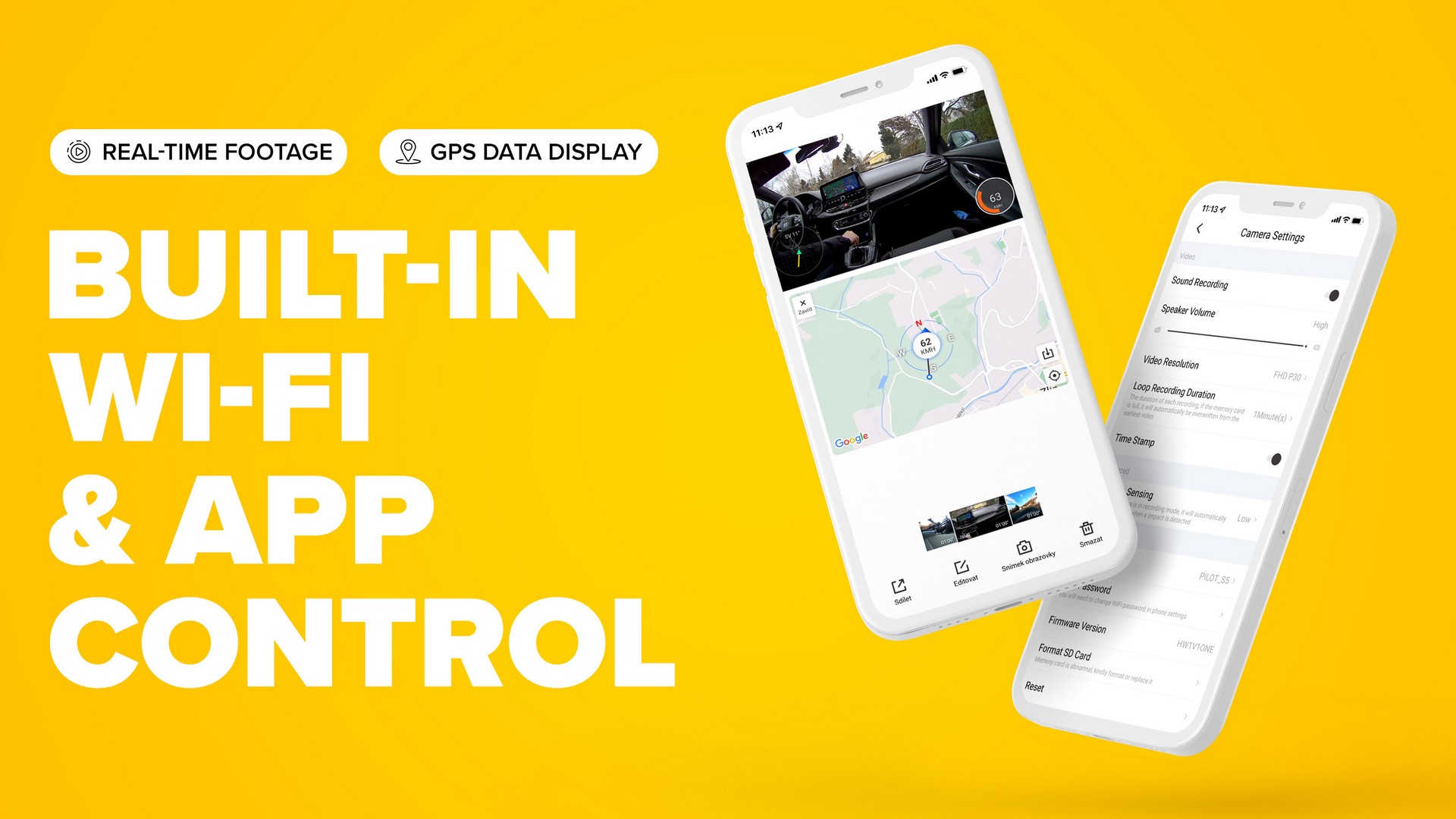 Niceboy Pilot S5 GPS + Wifi