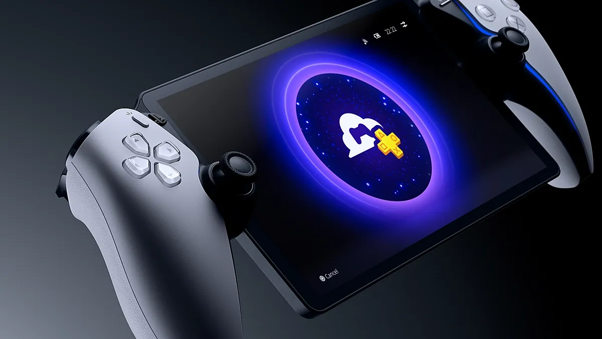 PlayStation Portal s ikonou cloudového streamování PlayStation Plus
