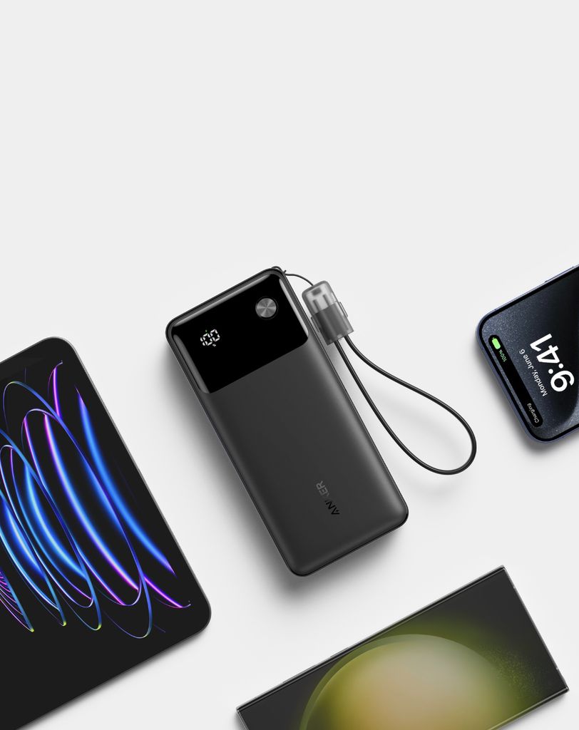 Anker Power Bank (20000mAh), 30W powerbanka čierna