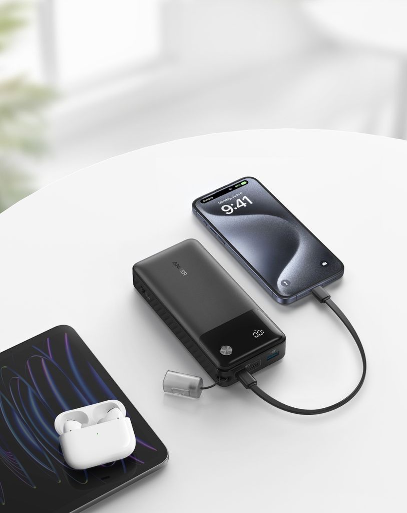 Anker Power Bank (20000mAh), 30W powerbanka čierna