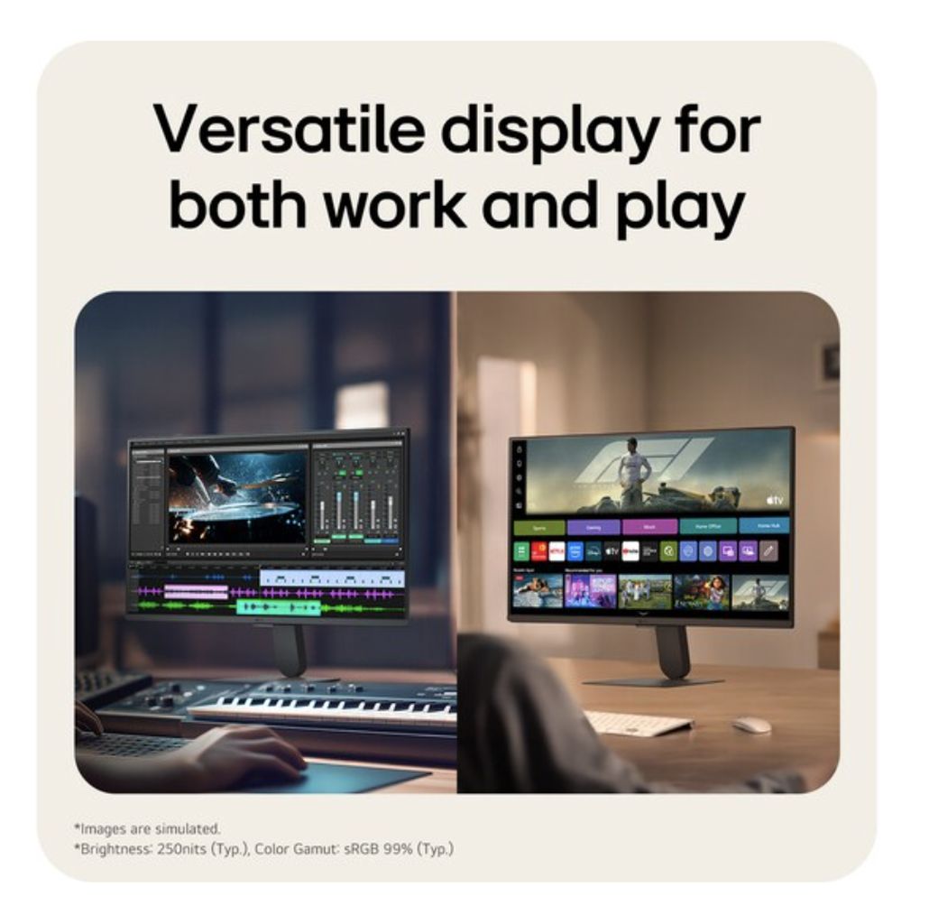 LG Smart 24U511SB-B monitor 24"
