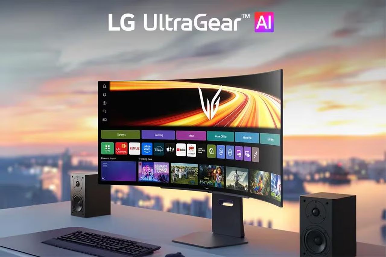 LG UltraGear WebOS 45GX90SB-B herní monitor 45"