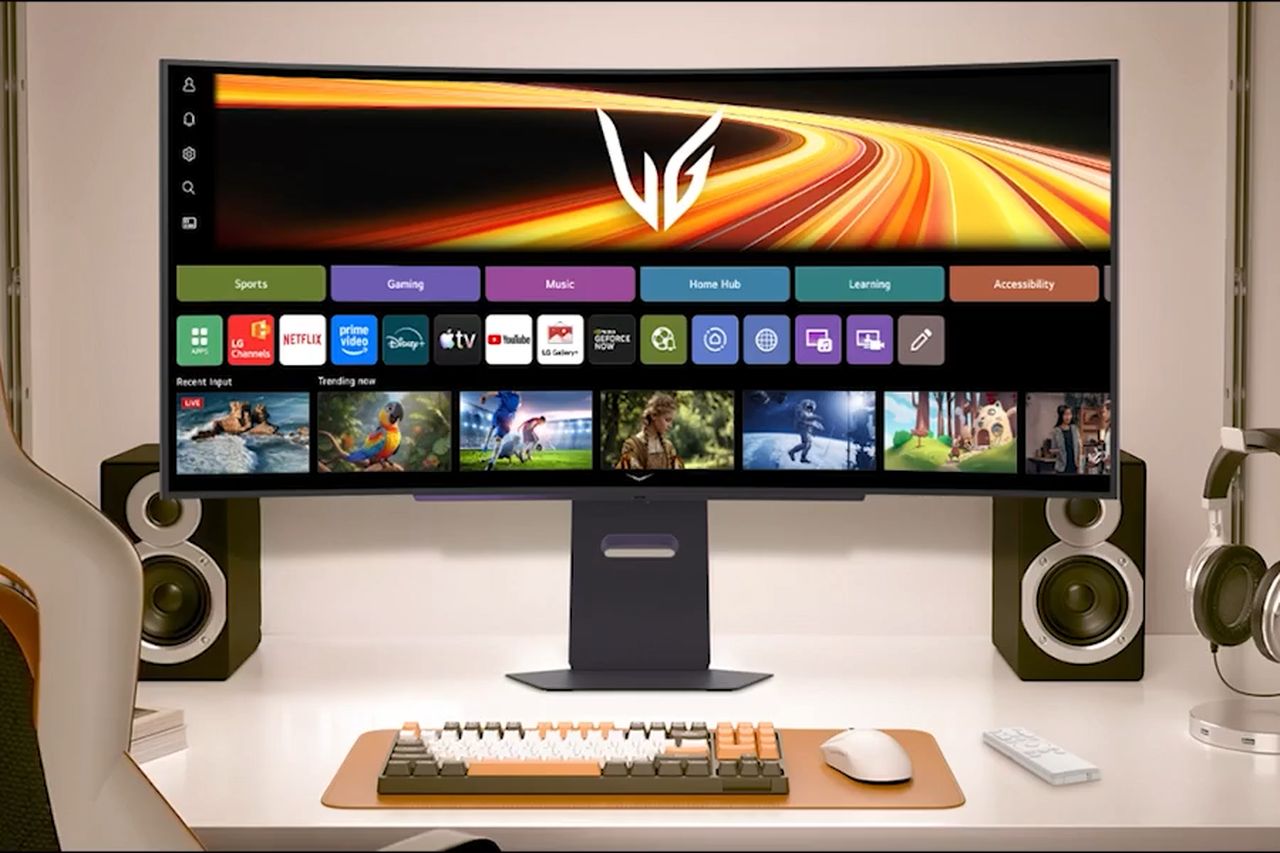 LG UltraGear WebOS 45GX90SB-B herní monitor 45"