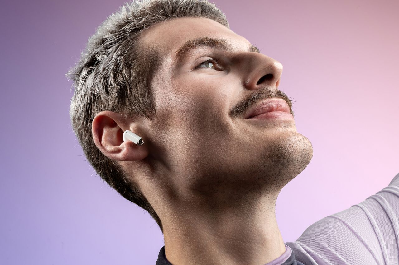 Niceboy Beans 5 PRO bezdrátová sluchátka bílá