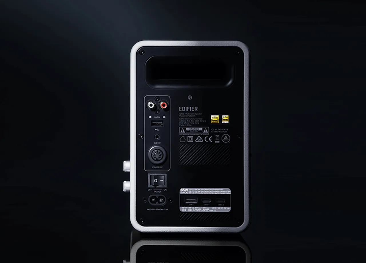EDIFIER QR65 2.0 aktivní reproduktory černé