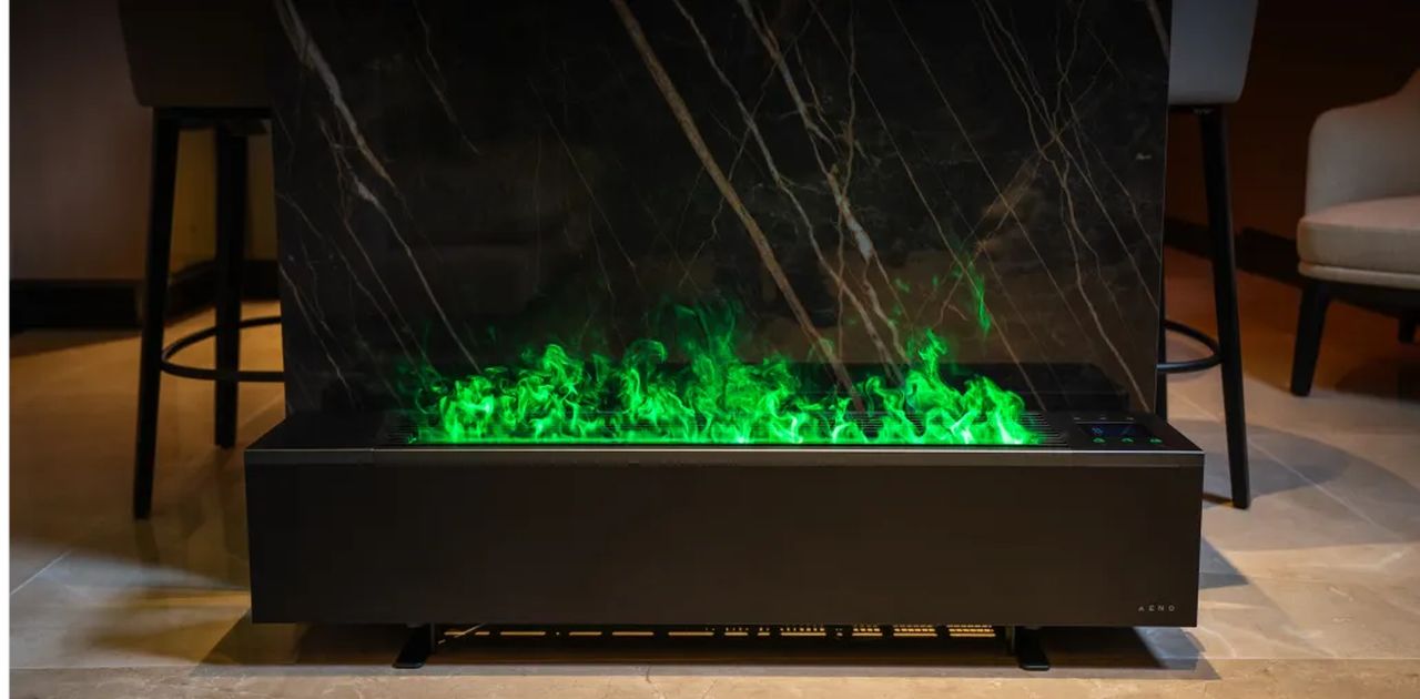 AENO FH1S chytré topení 2000W, efekt plamene bílé