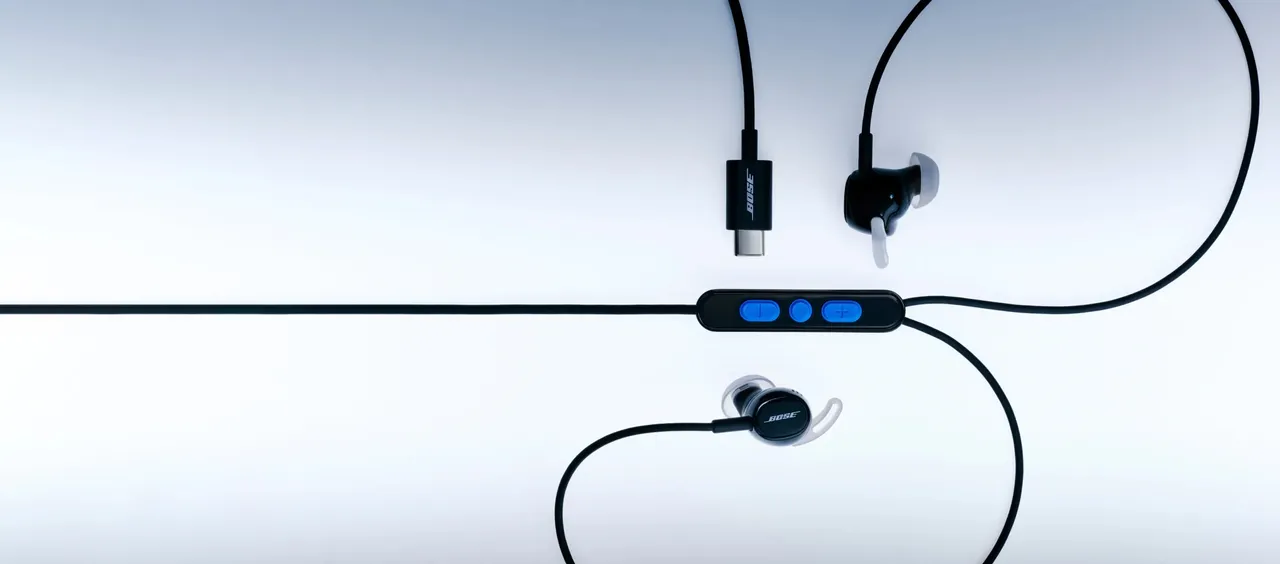 Bose Noise Cancelling Wired Earbuds drátová sluchátka bílá