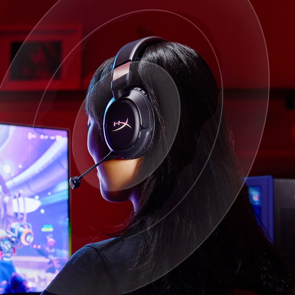 HyperX Cloud Flight 2 bezdrátová herní sluchátka černá