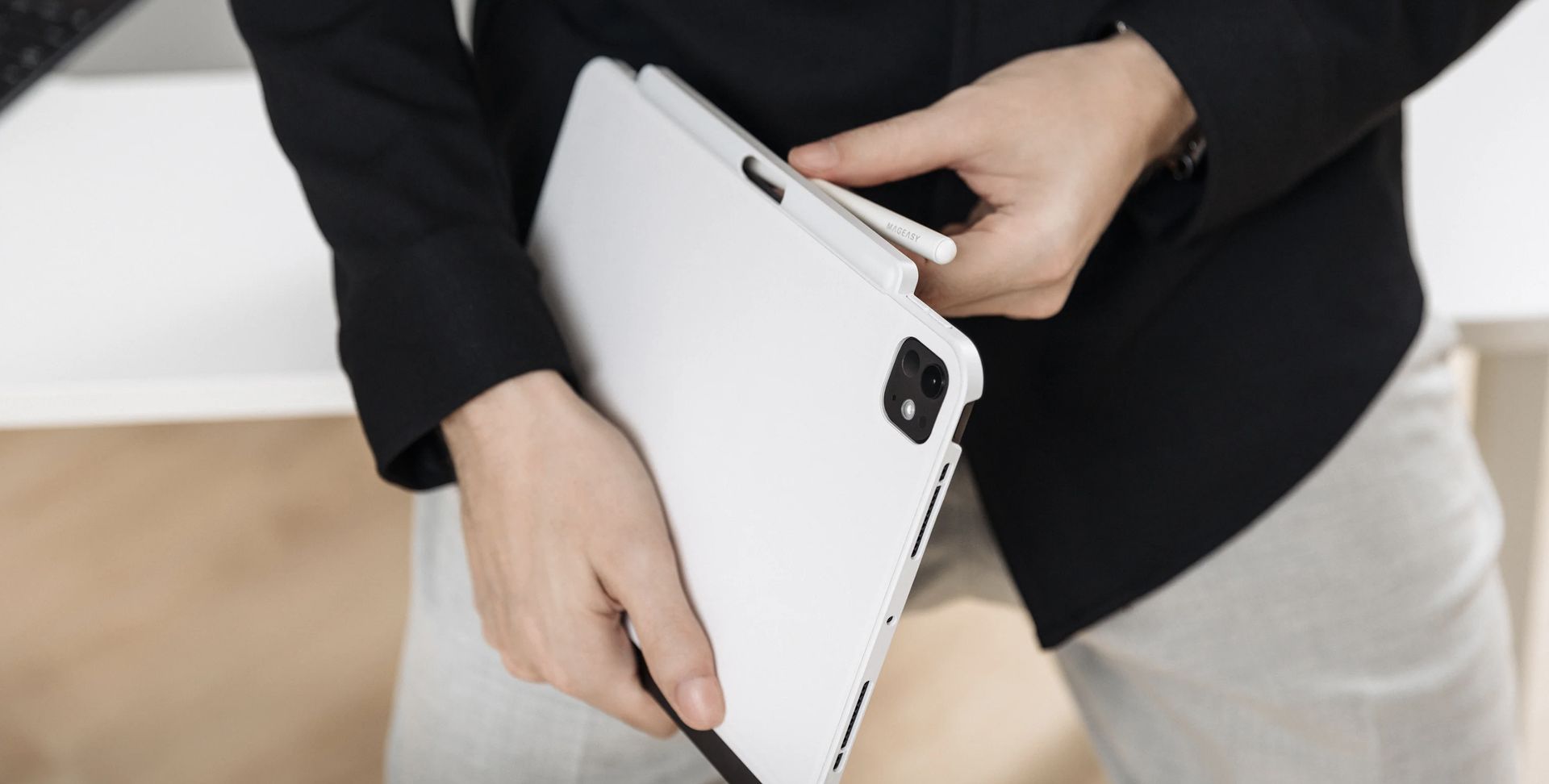 MagEasy CoverBuddy pouzdro pro iPad Air 11 (2025) / iPad Pro 11" (2022) černé
