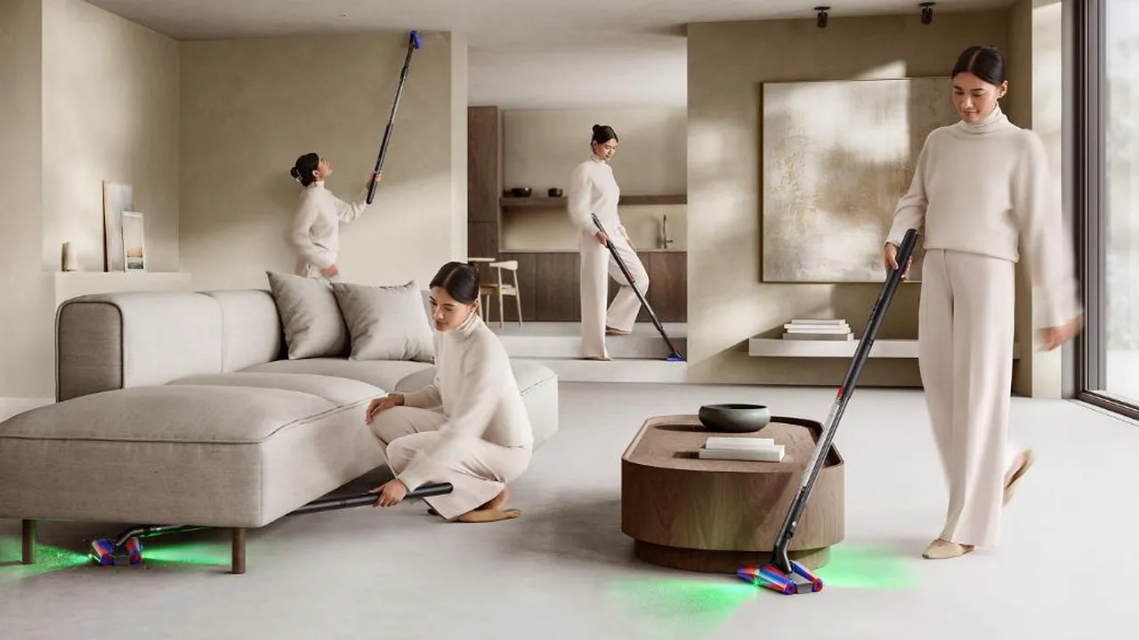 Dyson PencilVac Fluffycones tyčový vysavač