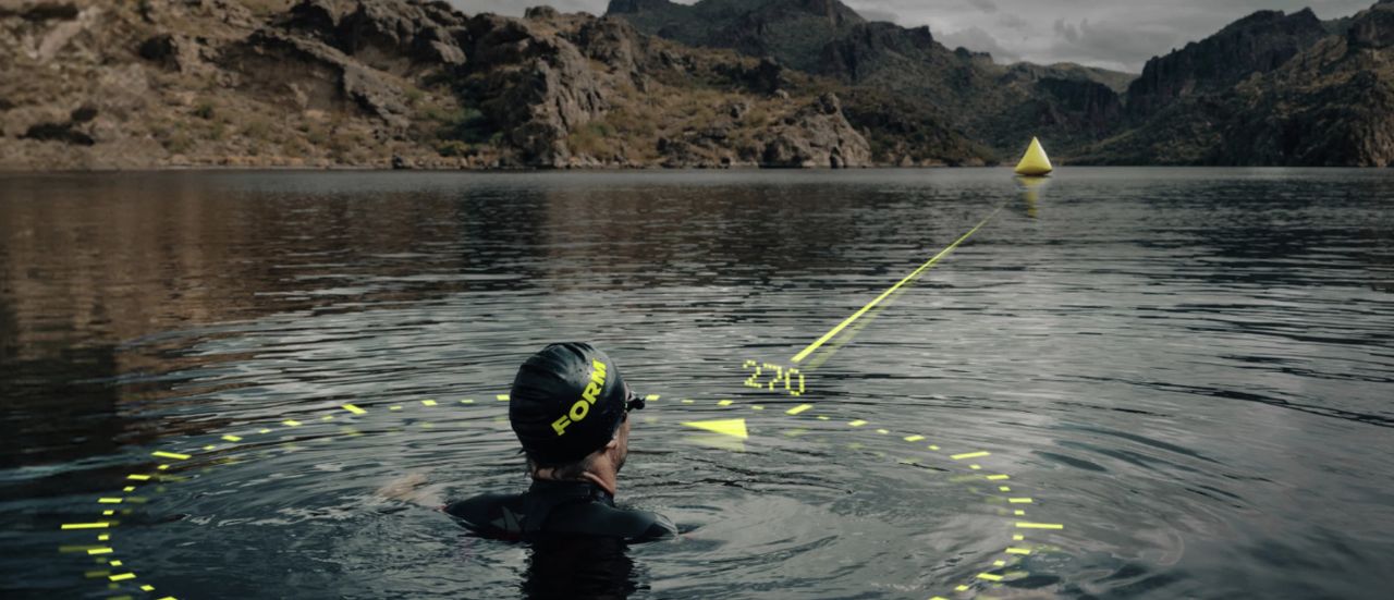 FORM Smart Swim 2 PRO chytré plavecké brýle černé/žluté