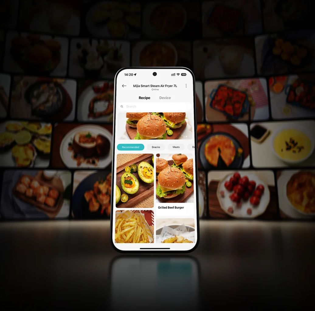 Xiaomi Mijia Smart Steam Air Fryer 7L horkovzdušná fritéza černá