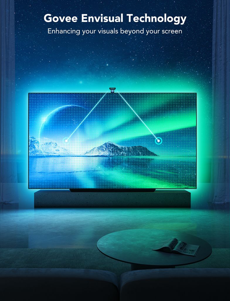 Govee DreamView T2 DUAL TV 75-85" SMART LED podsvícení RGBIC