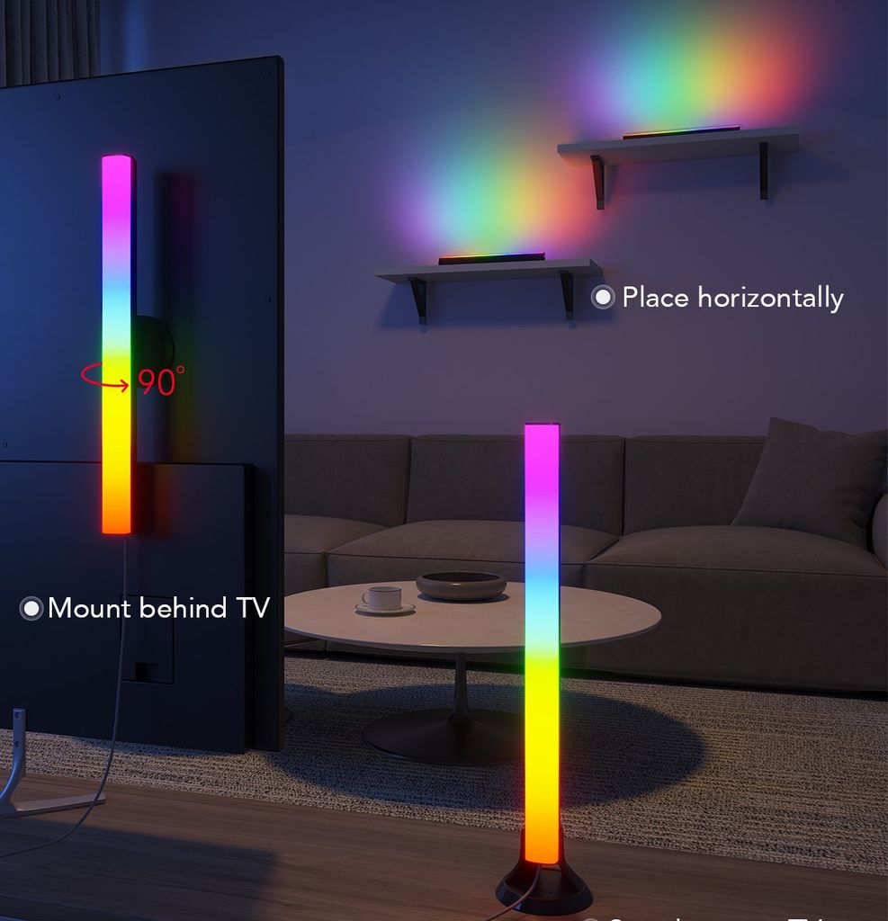Govee SMART LED RGBIC Panely 38cm pro TV 43-75" Matter