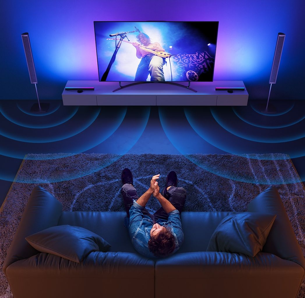 Govee SMART LED RGBIC Panely 38cm pro TV 43-75" Matter