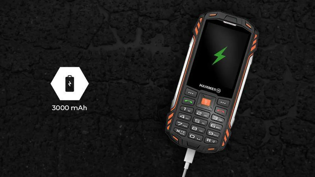 myPhone Hammer Power Plus oranžový