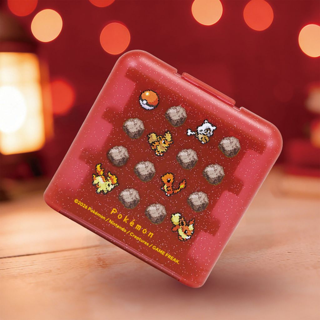 HORI Card Case 24 pouzdro na herní karty Pixel Red