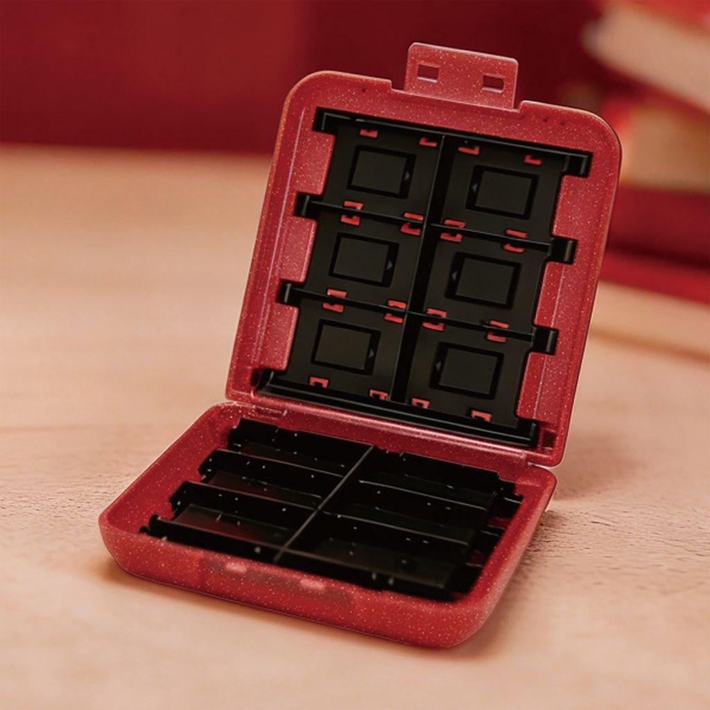HORI Card Case 24 pouzdro na herní karty Pixel Red