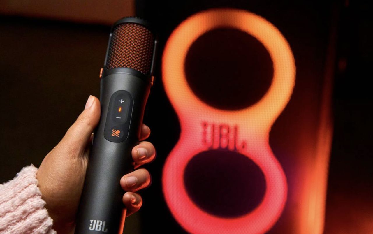 JBL EasySing mikrofon černý