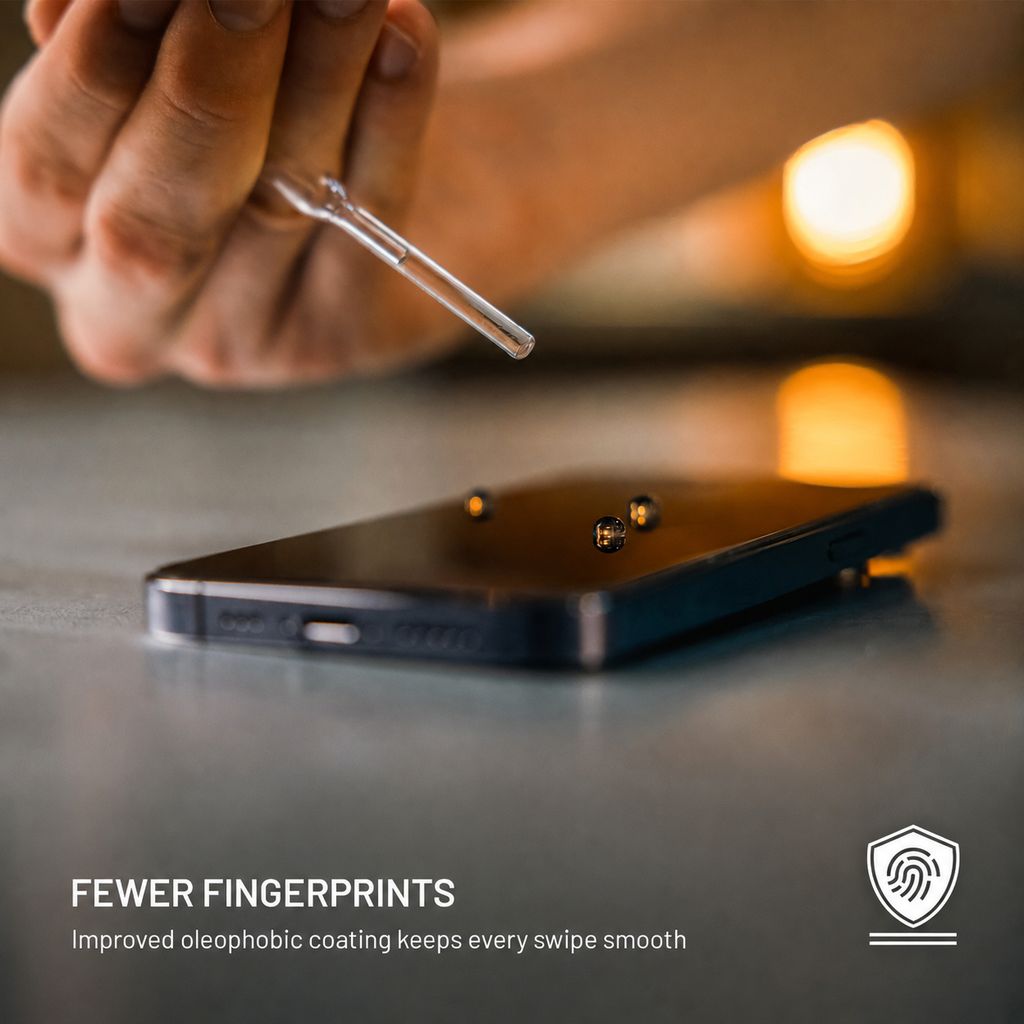 FIXED Armor Long-Life tvrzené sklo s aplikátorem Apple iPhone 18 Pro Max černé