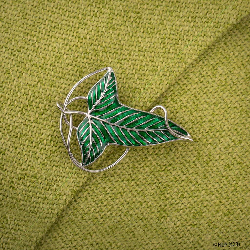 Brož Lord of the Rings - Lorien Leaf
