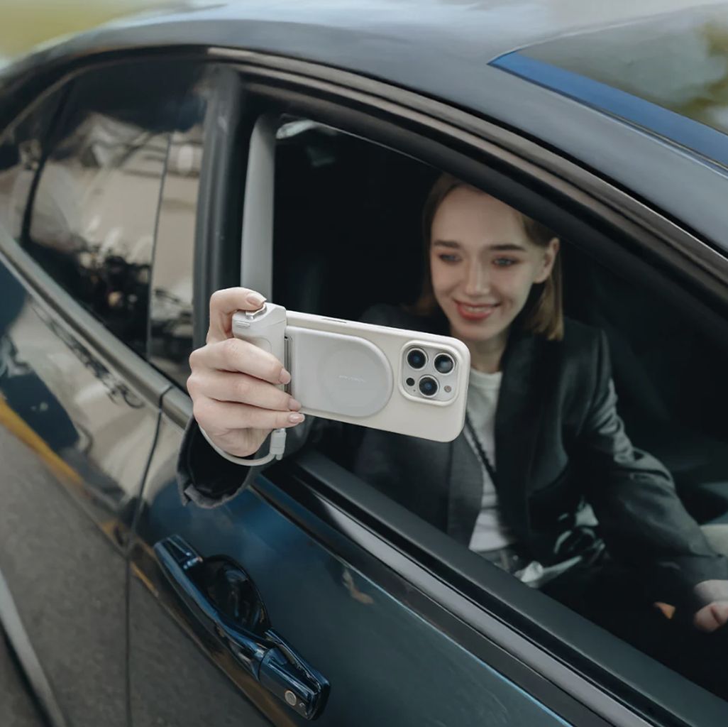 PGYTECH MagCam Phone Grip MagSafe držák zelený