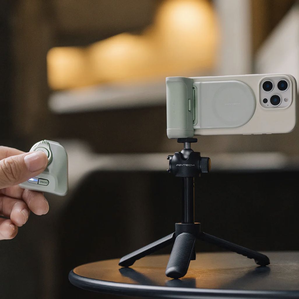 PGYTECH MagCam Phone Grip MagSafe držák zelený