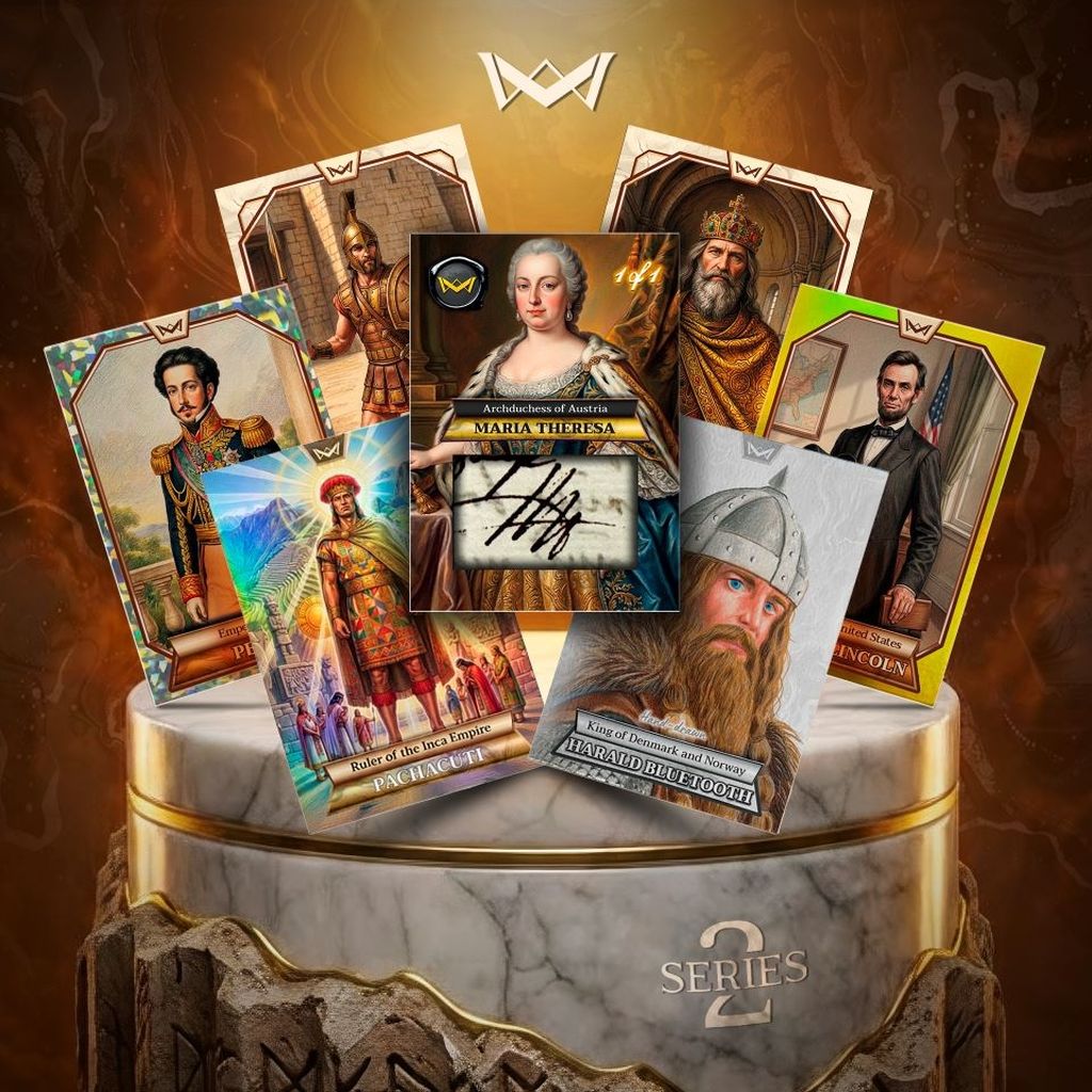 World's Monarchs 2026 sběratelské karty - Series 2 balíček