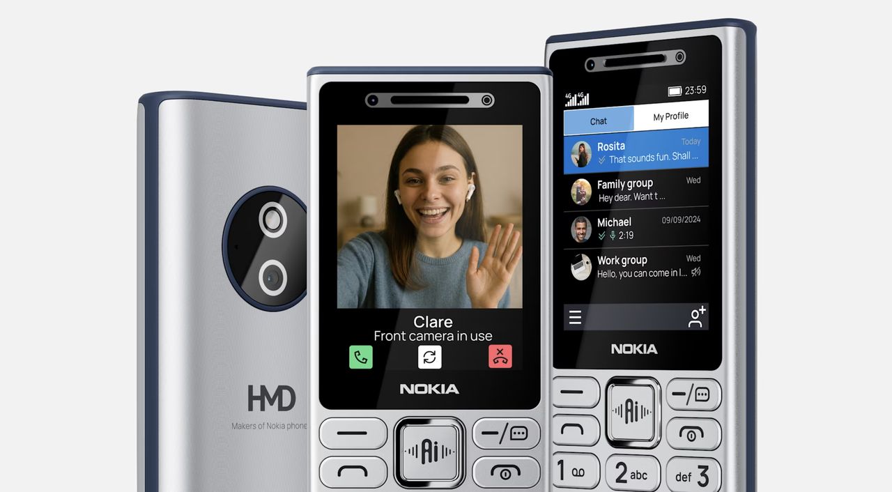 NOKIA 210 4G Dual SIM stříbrný